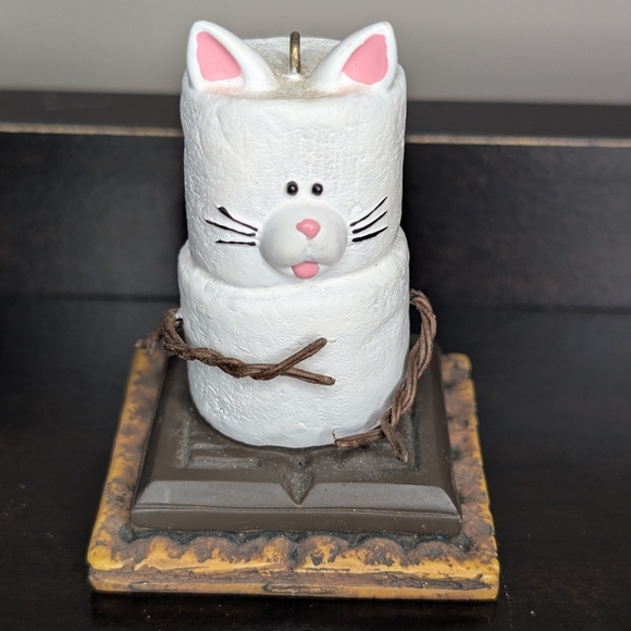 The Original S'mores Ornament Chocolate Christmas Collectable CAT Marshmallow - Picture 1 of 1